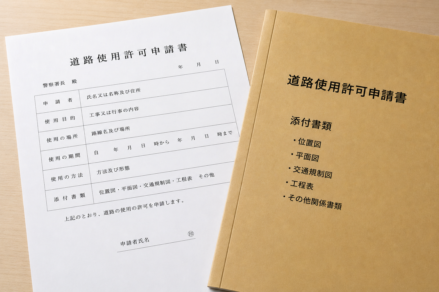 交通規制作業・許可取得
