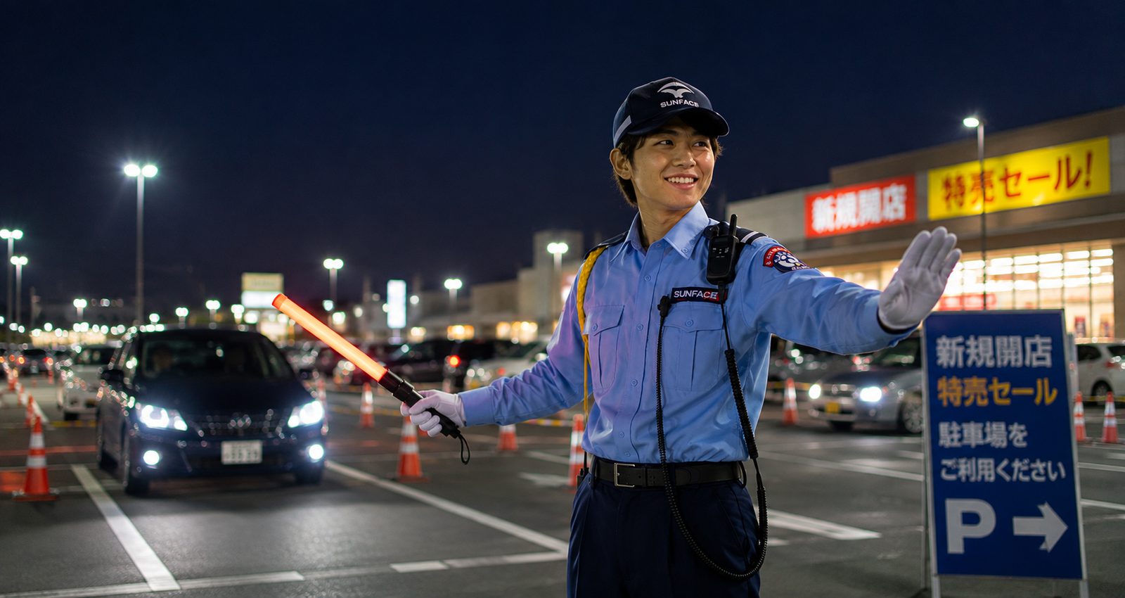 駐車場警備